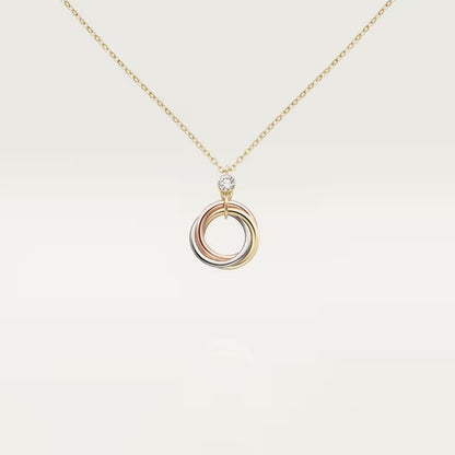 [Renovia Jewelry]TRINITY  NECKLACE 1 DIAMOND