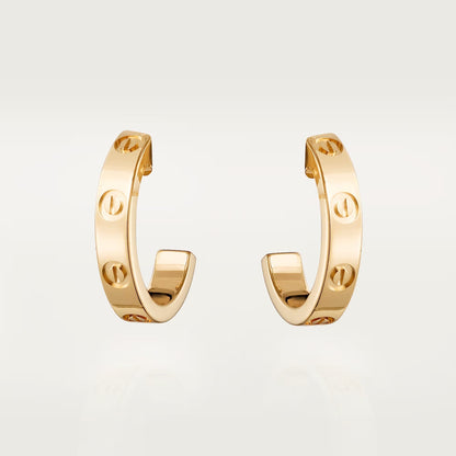 [Renovia Jewelry]LOVE EARRINGS 2.65 MM NO DIAMOND SMALL