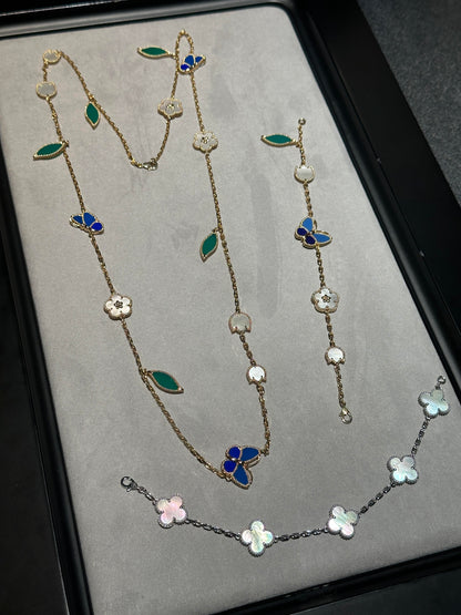 [Renovia Jewelry] 26 NEW CLOVER 15 MOTIFS LUCKY NECKLACE