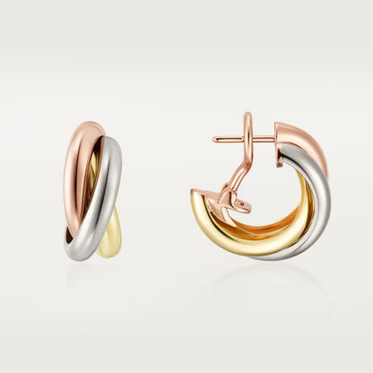 [Renovia Jewelry]TRINITY ON DIAMOND CLASSIC EARRINGS