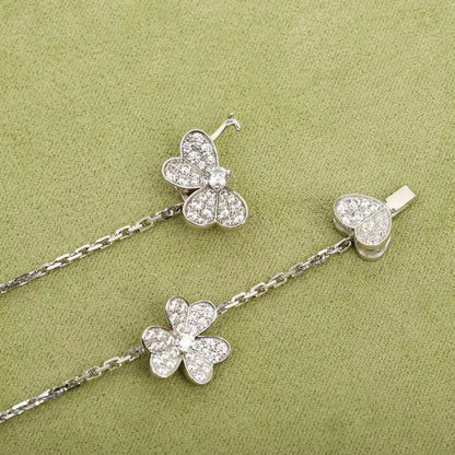 [Renovia Jewelry]FRIVOLE SILVER 9 FLOWERS NECKLACE