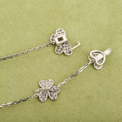 [Renovia Jewelry]FRIVOLE SILVER 9 FLOWERS NECKLACE
