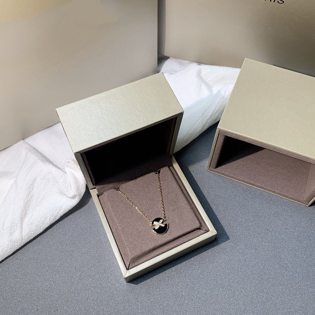 [Renovia Jewelry]JEUX DE PINK GOLD DIAMOND NECKLACE