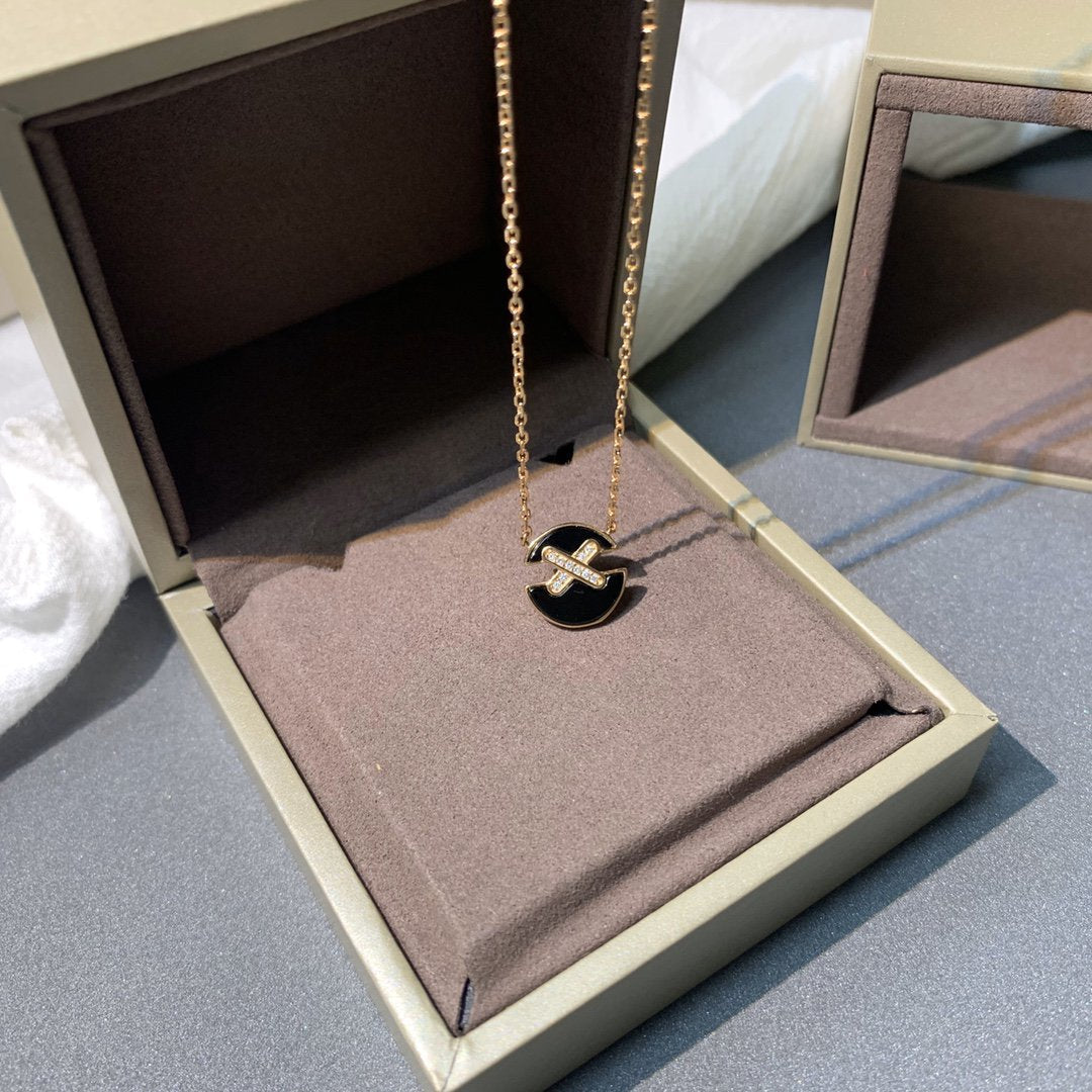 [Renovia Jewelry]JEUX DE PINK GOLD DIAMOND NECKLACE