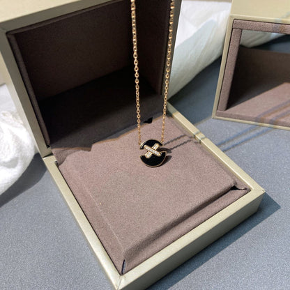 [Renovia Jewelry]JEUX DE PINK GOLD DIAMOND NECKLACE