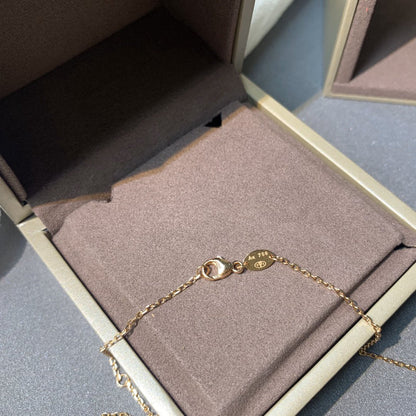 [Renovia Jewelry]JEUX DE PINK GOLD DIAMOND NECKLACE