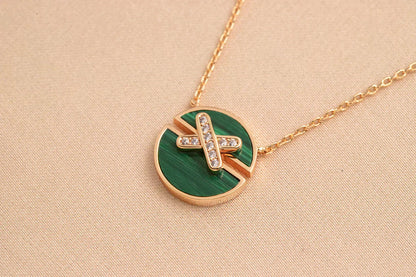 [Renovia Jewelry]JEUX DE ROSE GOLD DIAMOND NECKLACE