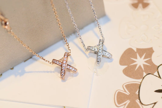 [Renovia Jewelry]JEUX DE DIAMOND NECKLACE