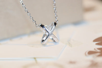 [Renovia Jewelry]JEUX DE DIAMOND NECKLACE