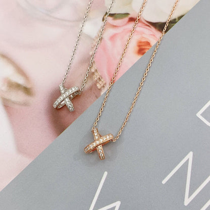 [Renovia Jewelry]JEUX DE DIAMOND NECKLACE