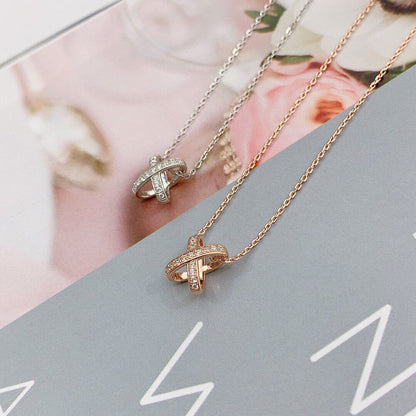 [Renovia Jewelry]JEUX DE DIAMOND NECKLACE