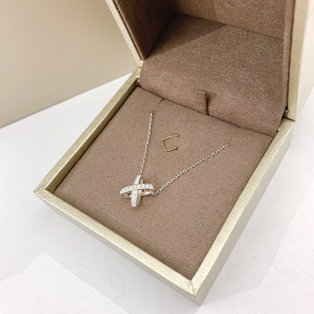 [Renovia Jewelry]JEUX DE DIAMOND NECKLACE
