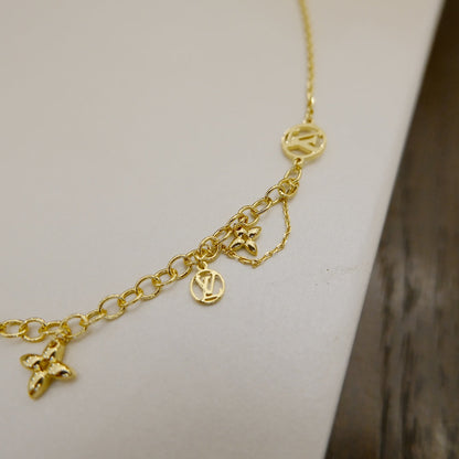 [Renovia Jewelry]BLOOMING SUPPLE NECKLACE BRASS