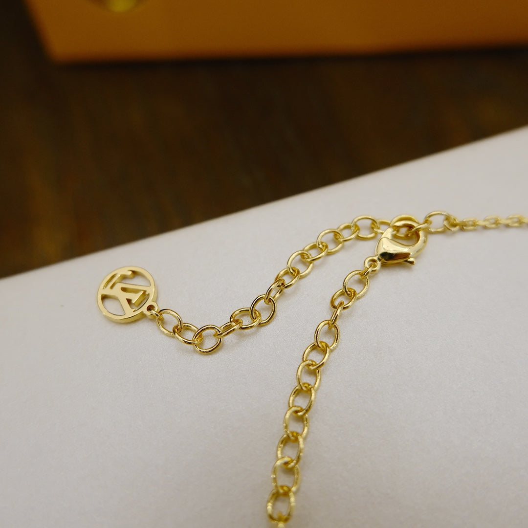 [Renovia Jewelry]BLOOMING SUPPLE NECKLACE BRASS