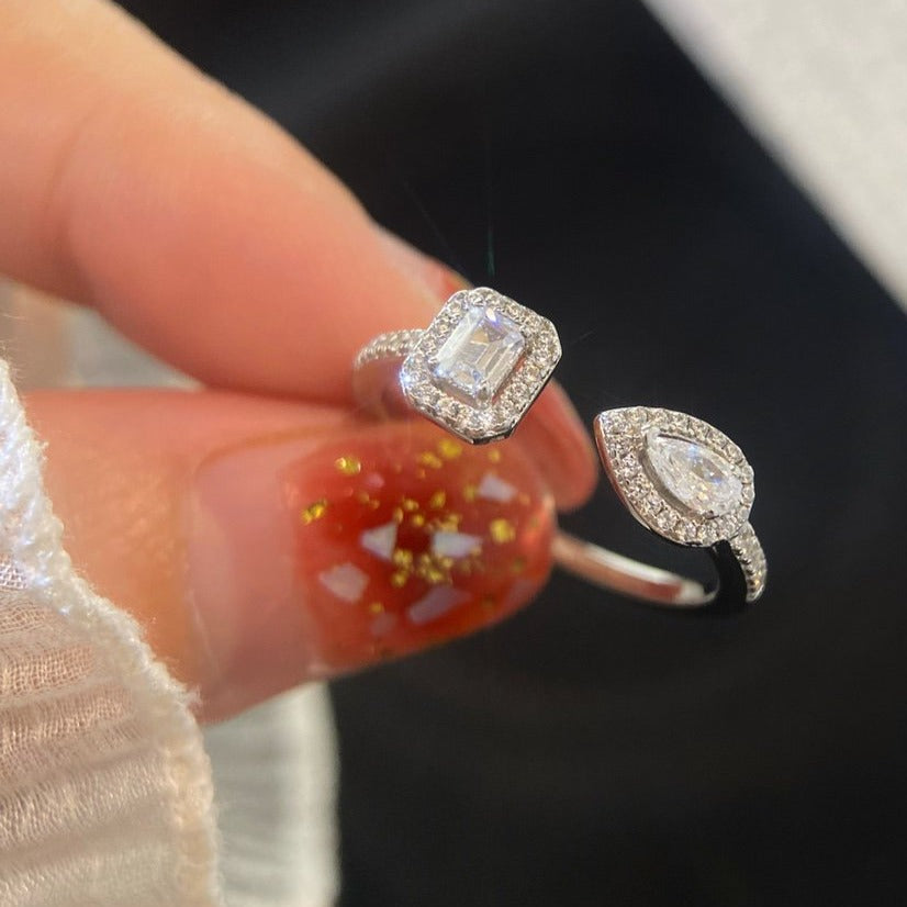 [Renovia Jewelry]MY TWIN TOI & MOI SILVER DIAMOND RING