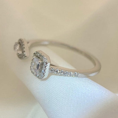 [Renovia Jewelry]MY TWIN TOI & MOI SILVER DIAMOND RING