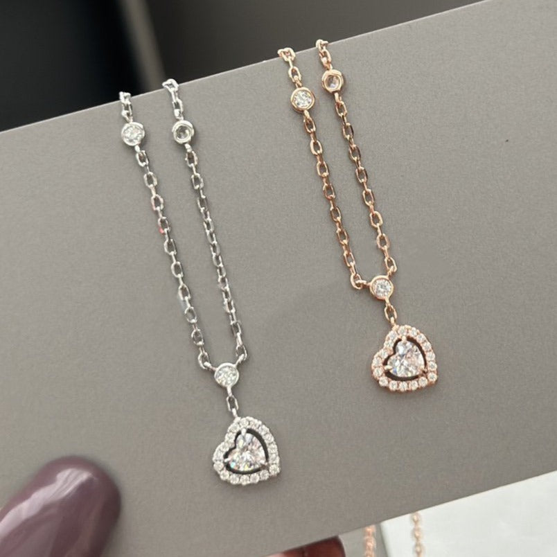 [Renovia Jewelry]JOY HEART DIAMOND NECKLACE