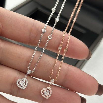 [Renovia Jewelry]JOY HEART DIAMOND NECKLACE