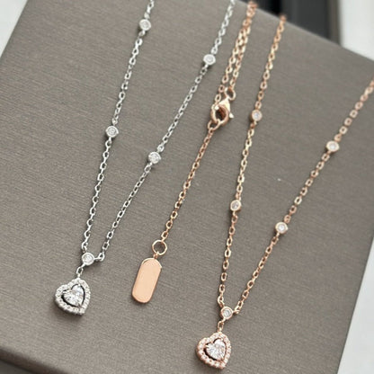 [Renovia Jewelry]JOY HEART DIAMOND NECKLACE
