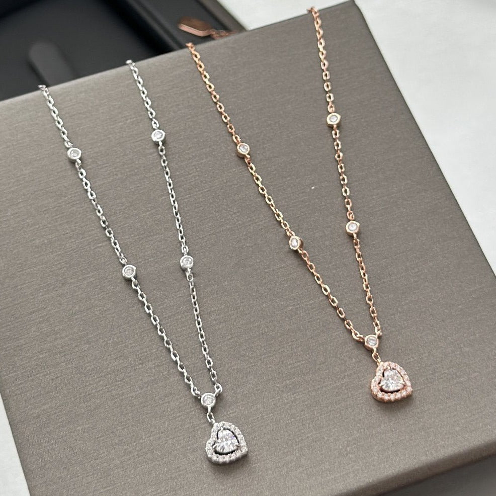 [Renovia Jewelry]JOY HEART DIAMOND NECKLACE