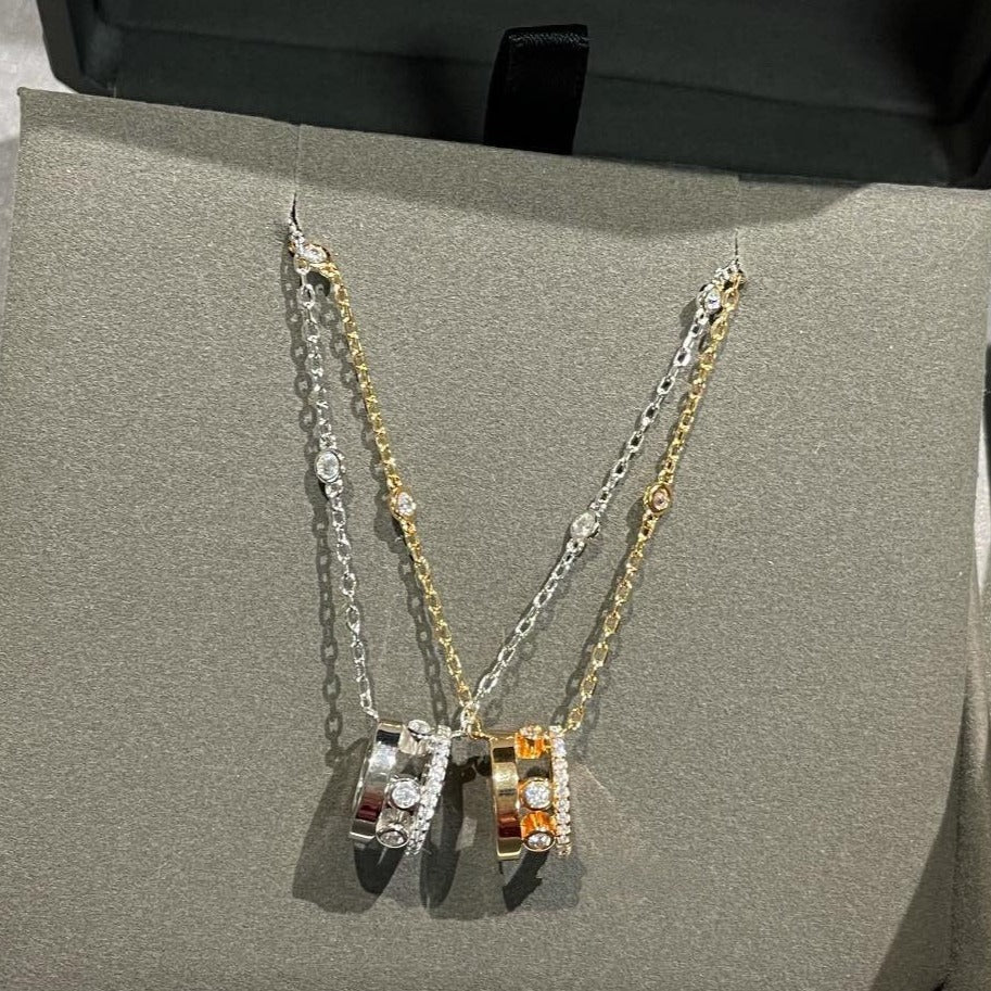 [Renovia Jewelry]CHAIN MOVE ROMANE PEDAND NECKLACE