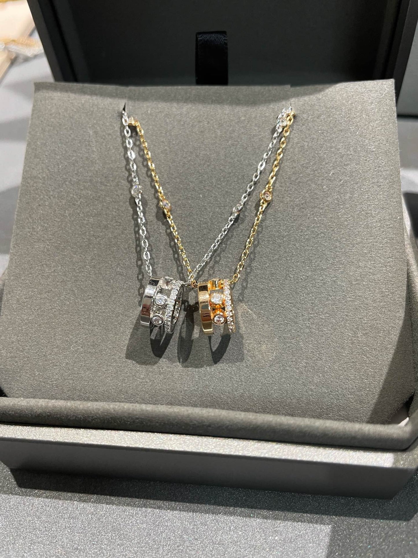 [Renovia Jewelry]CHAIN MOVE ROMANE PEDAND NECKLACE