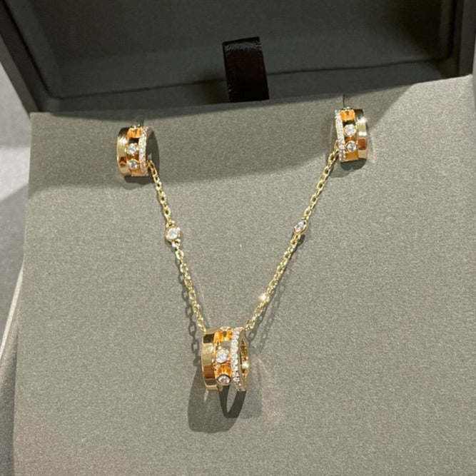 [Renovia Jewelry]CHAIN MOVE ROMANE PEDAND NECKLACE