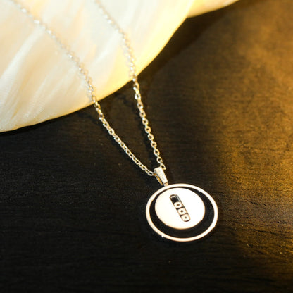 [Renovia Jewelry]LUCKY MOVE MM SILVER DIAMOND NECKLACE