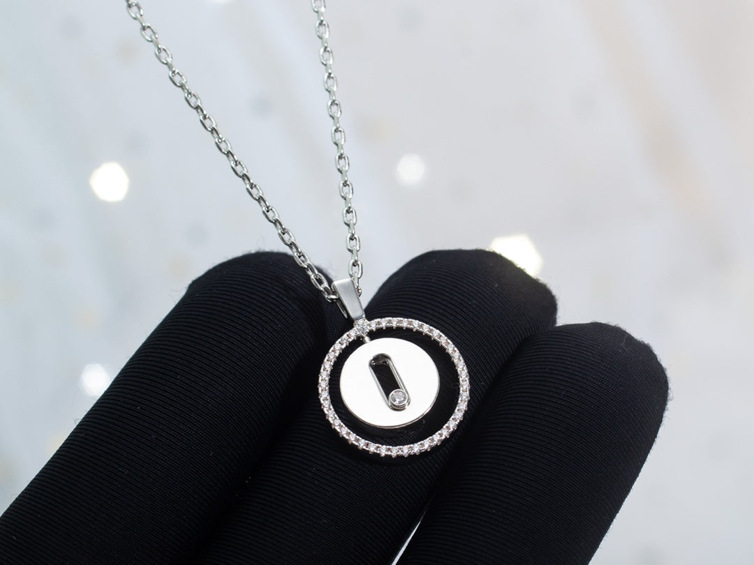 [Renovia Jewelry]LUCKY MOVE PM NECKLACE SILVER DIAMOND