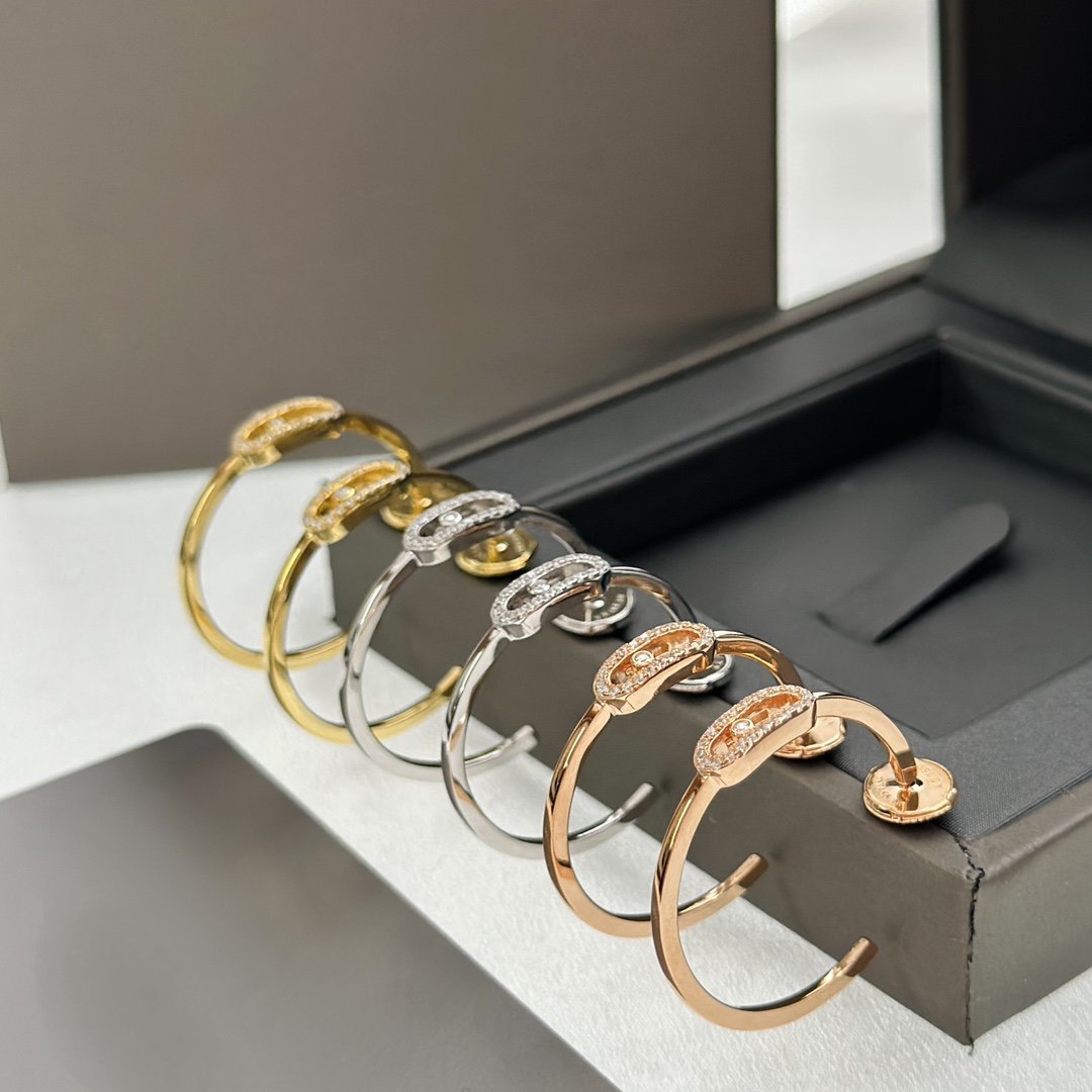 [Renovia Jewelry]CREOLES MOVE UNO PM DIAMOND EARRINGS