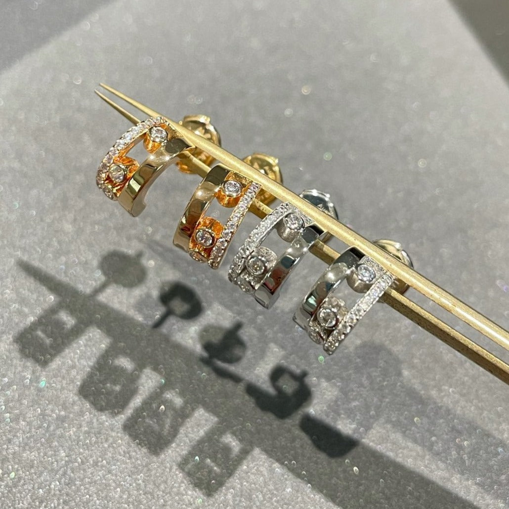[Renovia Jewelry]MOVE ROMANE EARRINGS DIAMOND