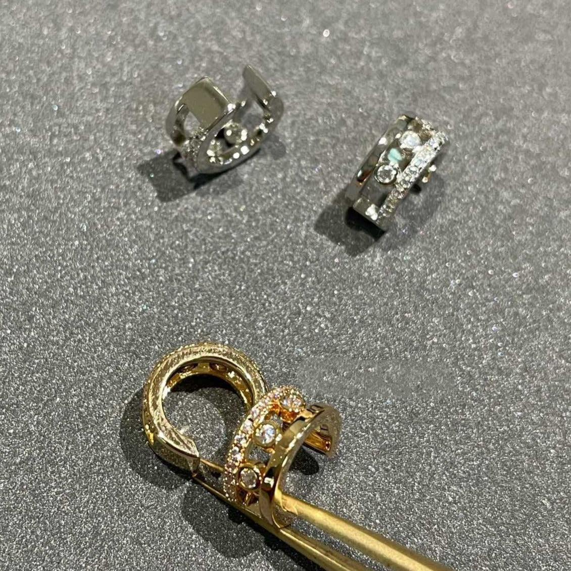 [Renovia Jewelry]MOVE ROMANE EARRINGS DIAMOND