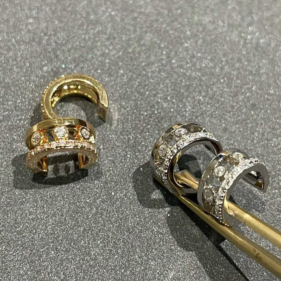 [Renovia Jewelry]MOVE ROMANE EARRINGS DIAMOND