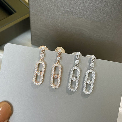 [Renovia Jewelry]DORMEUSES MOVE UNO DIAMOND EARRINGS