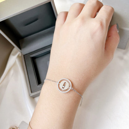 [Renovia Jewelry]LUCKY MOVE PAVED DIAMOND BRACELET