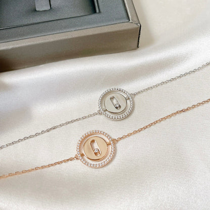 [Renovia Jewelry]LUCKY MOVE PAVED DIAMOND BRACELET