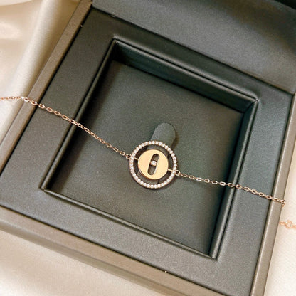 [Renovia Jewelry]LUCKY MOVE PAVED DIAMOND BRACELET