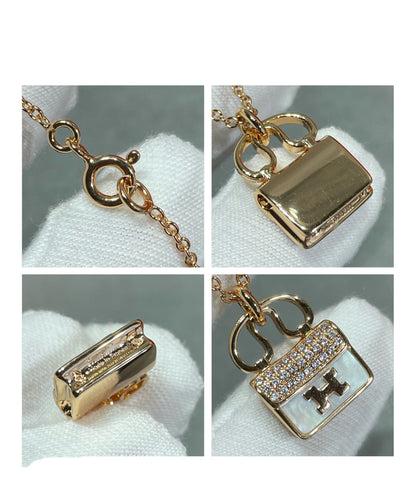 [Renovia Jewelry]H CIRCE MOISSANITE PENDANT NECKLACE GOLD