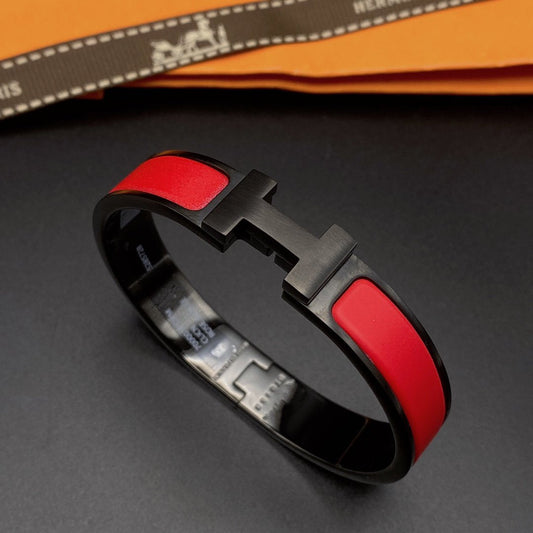 [Renovia Jewelry]CLIC HM SO BLACK RED BRACELET