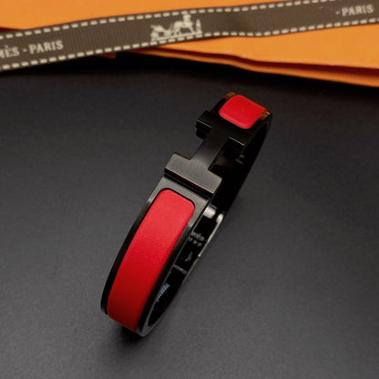 [Renovia Jewelry]CLIC HM SO BLACK RED BRACELET