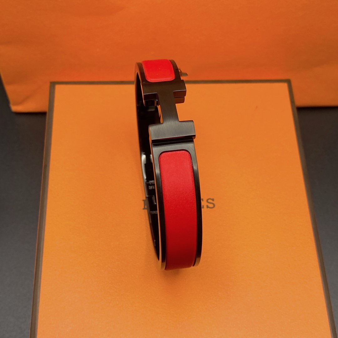 [Renovia Jewelry]CLIC HM SO BLACK RED BRACELET
