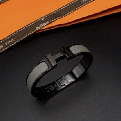 [Renovia Jewelry]CLIC HM SO BLACK GREY BRACELET