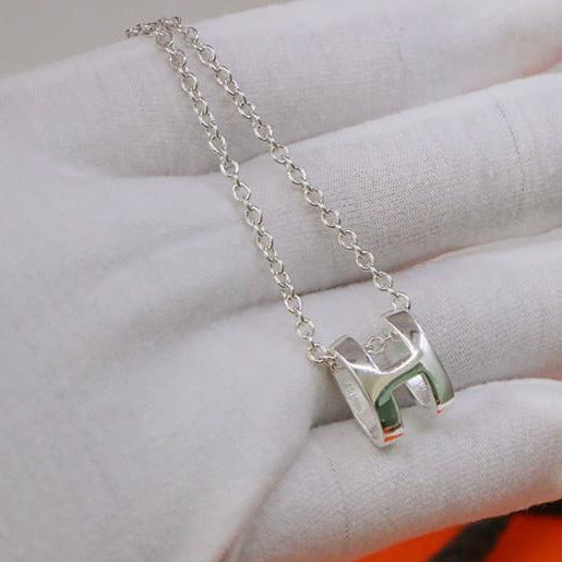 [Renovia Jewelry]HM NECKLACE H LETTER OVAL SERIES