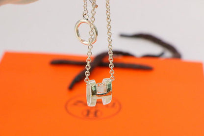 [Renovia Jewelry]HM NECKLACE H LETTER OVAL SERIES