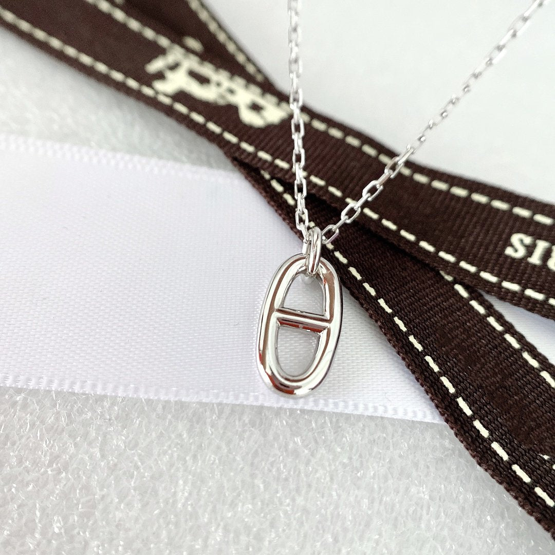 [Renovia Jewelry]HM PIG NOSE NECKLACE