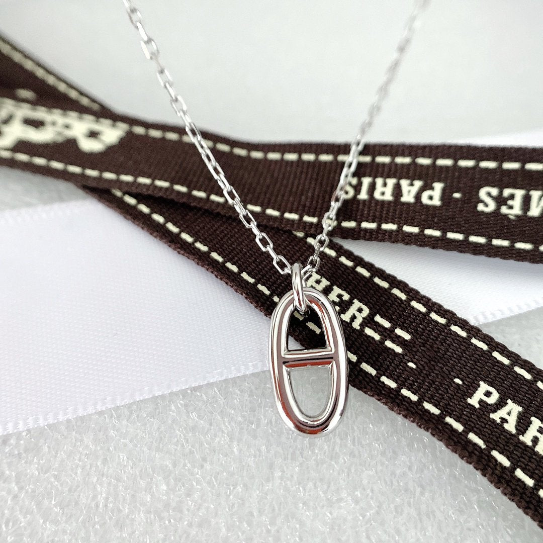 [Renovia Jewelry]HM PIG NOSE NECKLACE