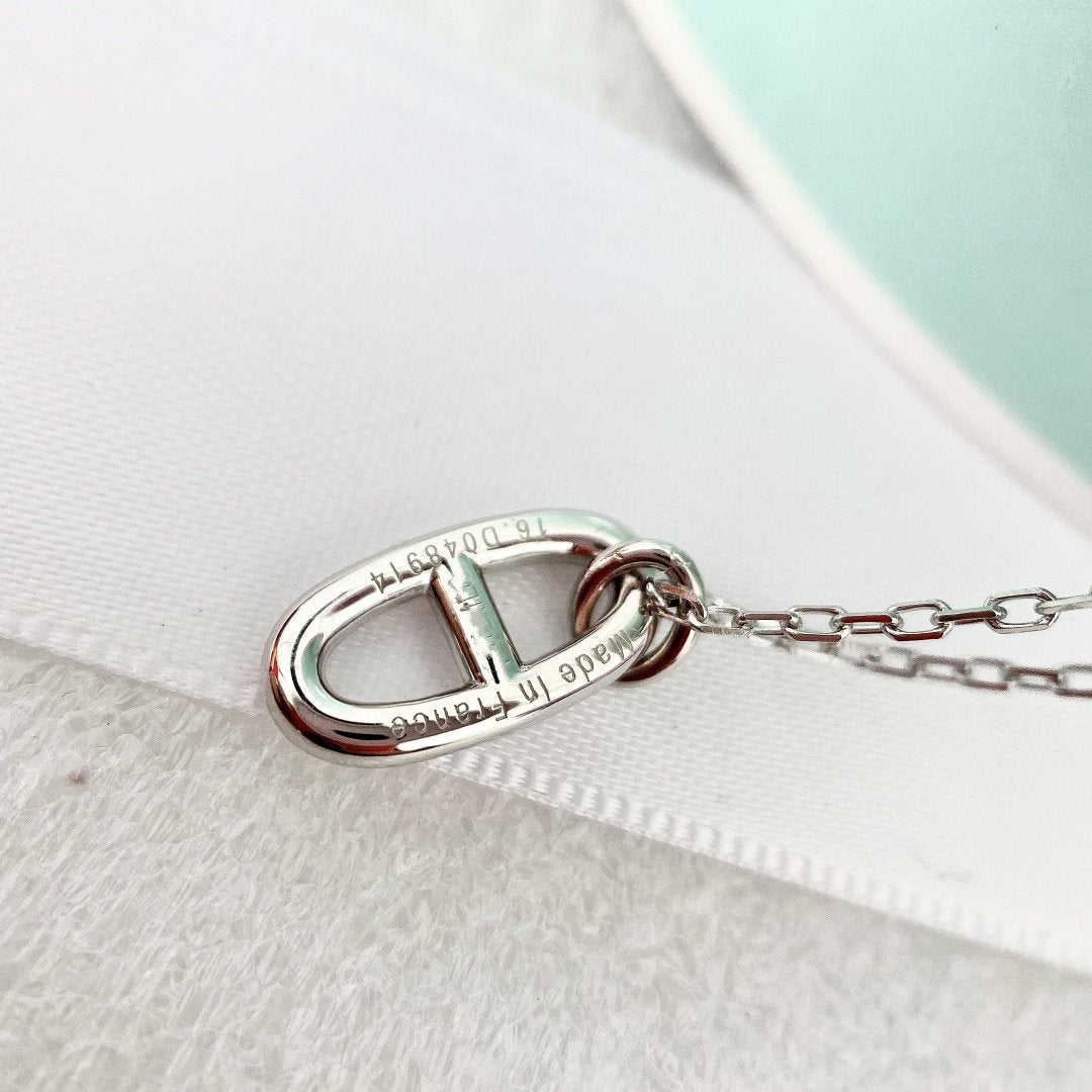 [Renovia Jewelry]HM PIG NOSE NECKLACE