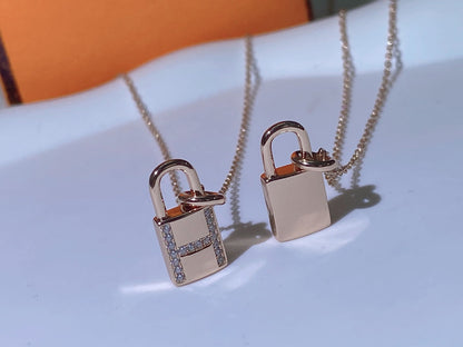 [Renovia Jewelry]HM ADVANCED NICHE LOCK HEAD NECKLACE DIAMONDS