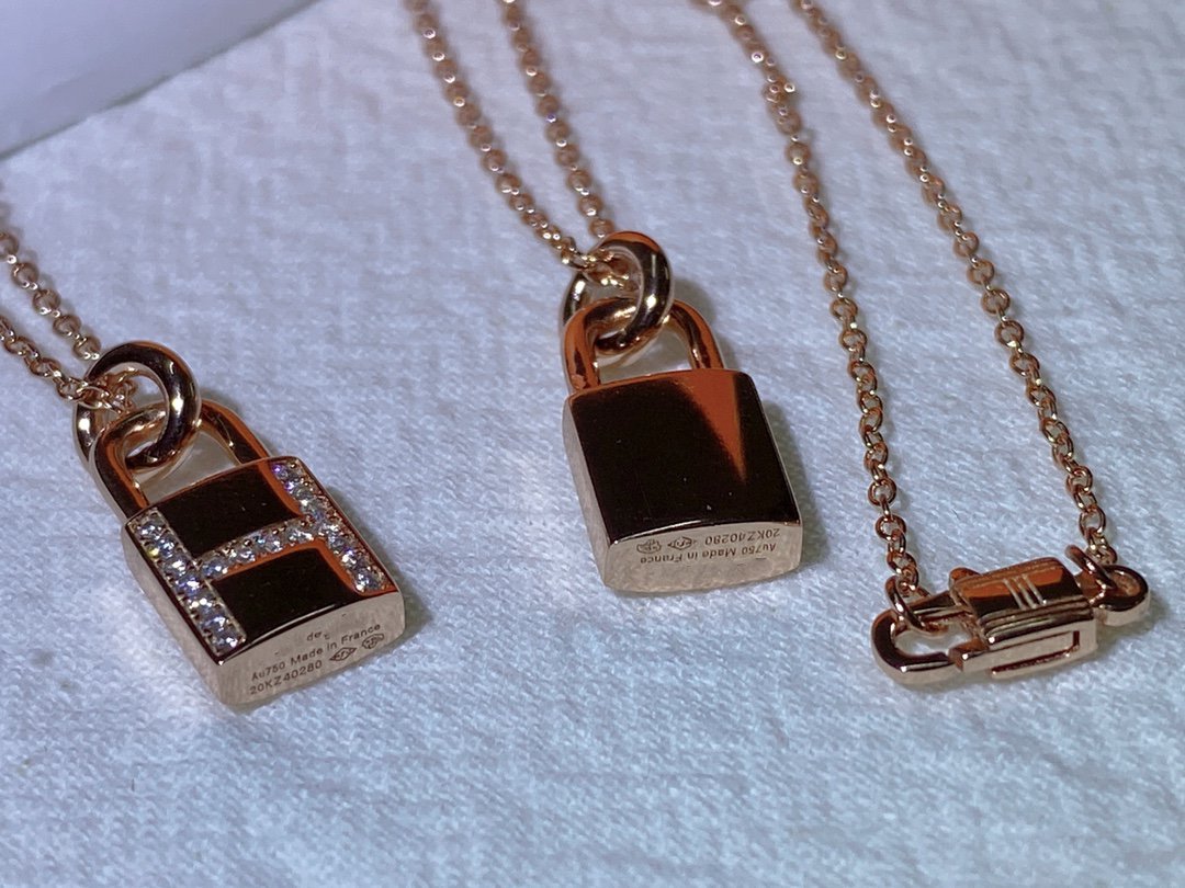 [Renovia Jewelry]HM ADVANCED NICHE LOCK HEAD NECKLACE DIAMONDS