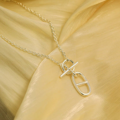 [Renovia Jewelry]HM CHAINE D'ANCRE PENDANT NECKLACE STERLING SILVER